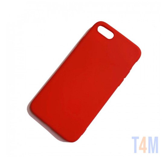 CAPA DE SILICONE APPLE IPHONE 7/8 VERMELHO